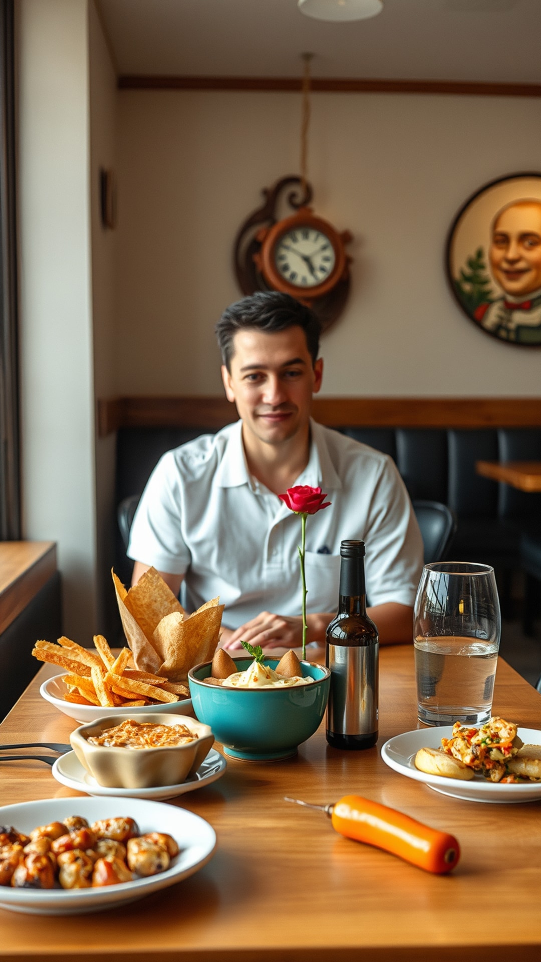 AI-generated food & drinks Snapchat photo featuring love, 1080 by 1920 portrait