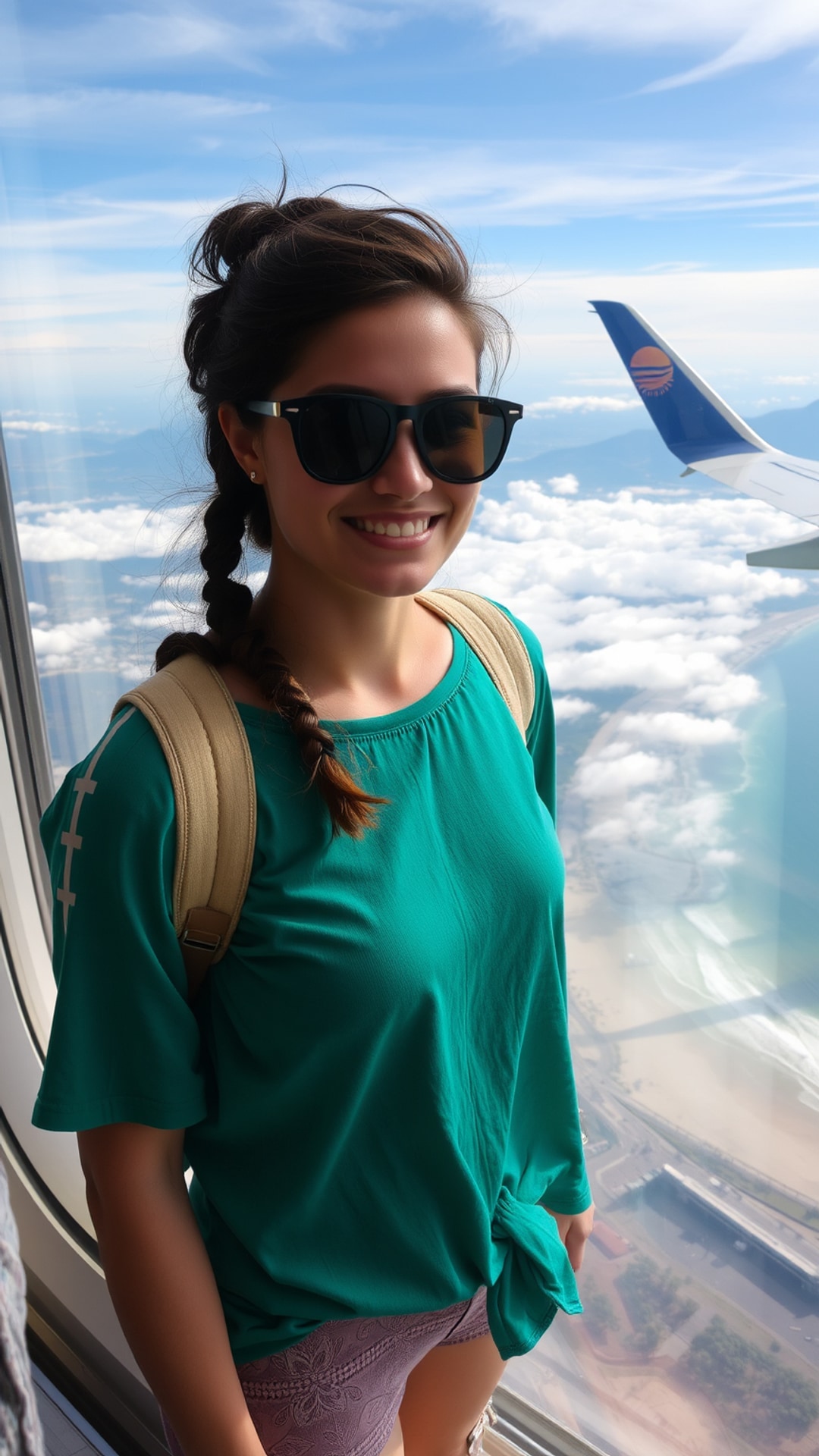 AI-generated travel Snapchat photo featuring love, 1080 by 1920 portrait
