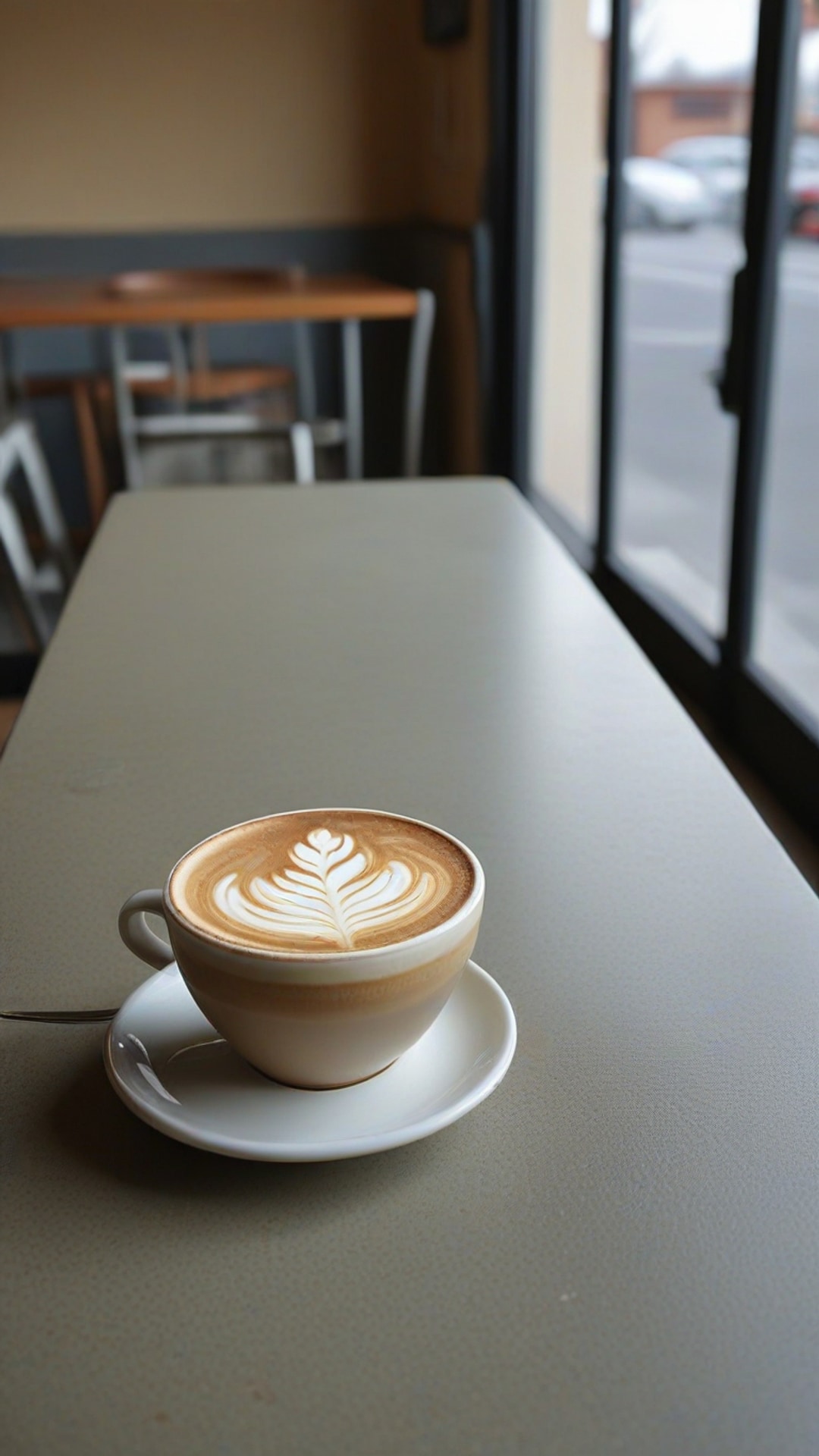 AI-generated streak saver Snapchat streak snap featuring coffee, 1080 by 1920 portrait