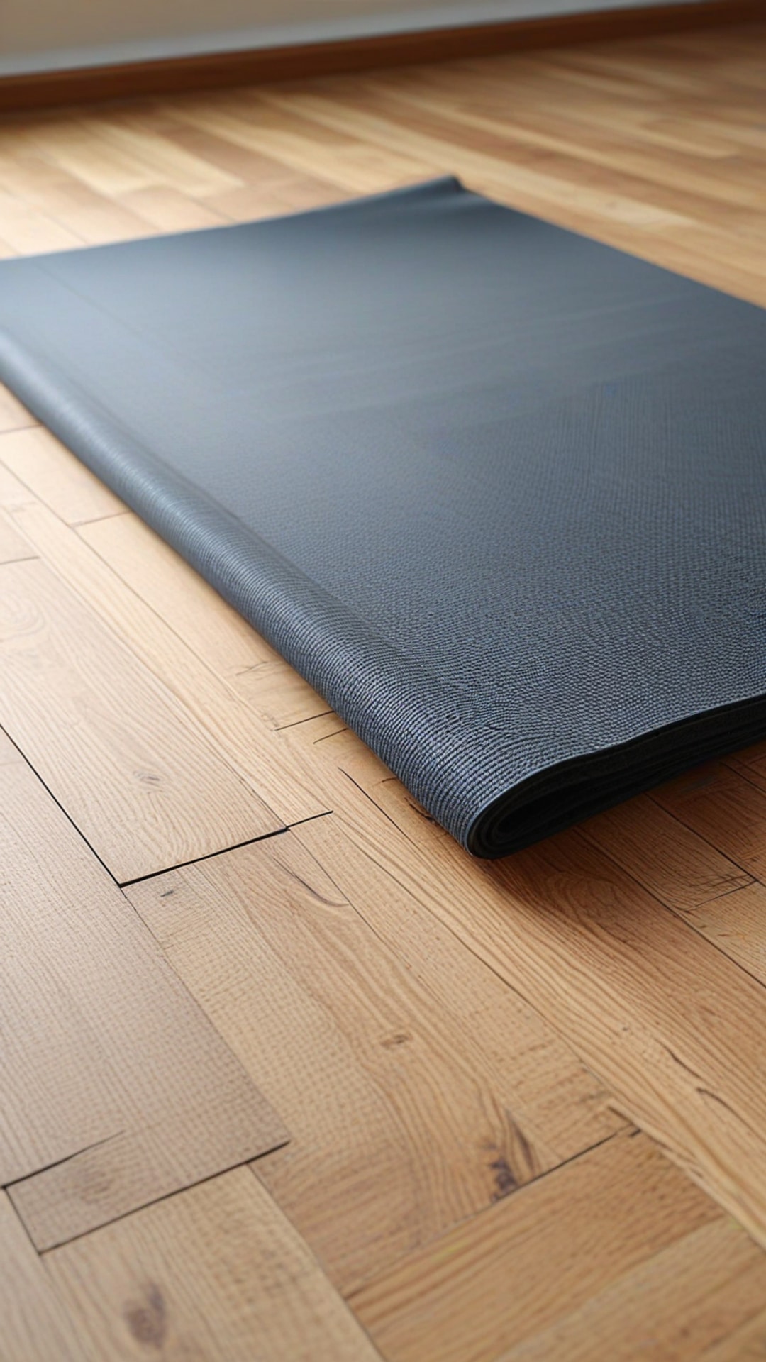 AI-generated gym Snapchat streak snap featuring yoga mat, 1080 by 1920 portrait