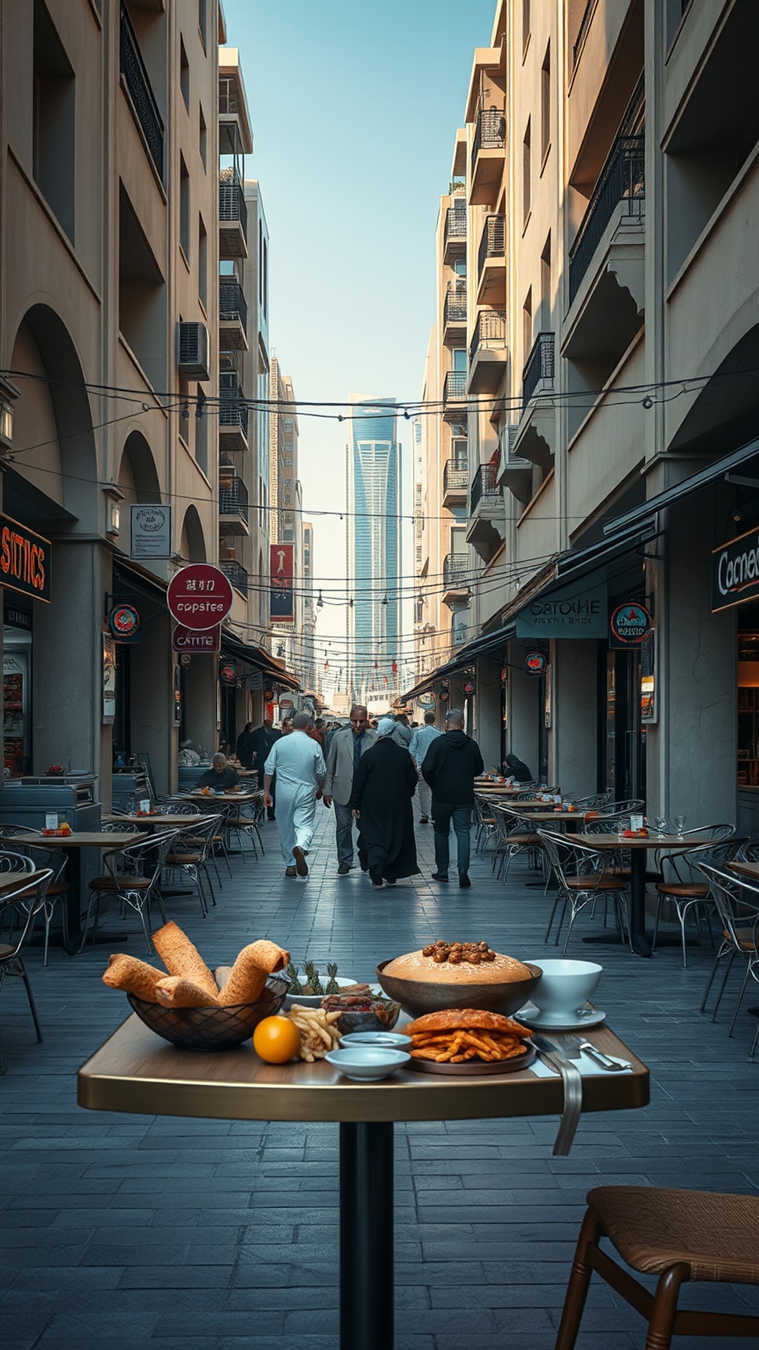 AI-generated travel Snapchat streak snap featuring dubai, 1080 by 1920 portrait