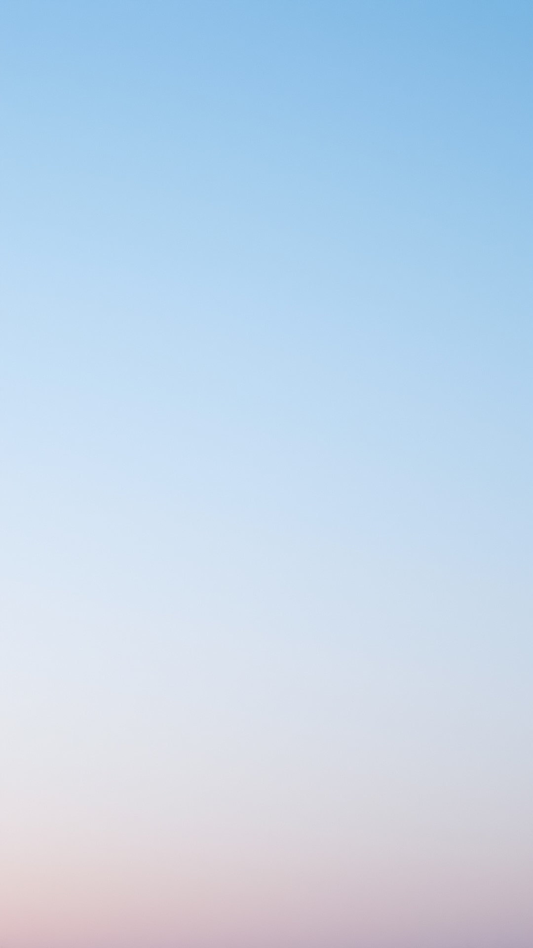 AI-generated minimal phone wallpaper featuring soft blue dawn sky
